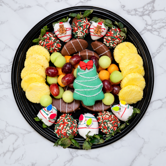 Christmas Tree Fruit Plate
