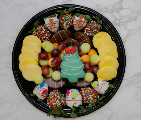 Christmas Tree Fruit Plate
